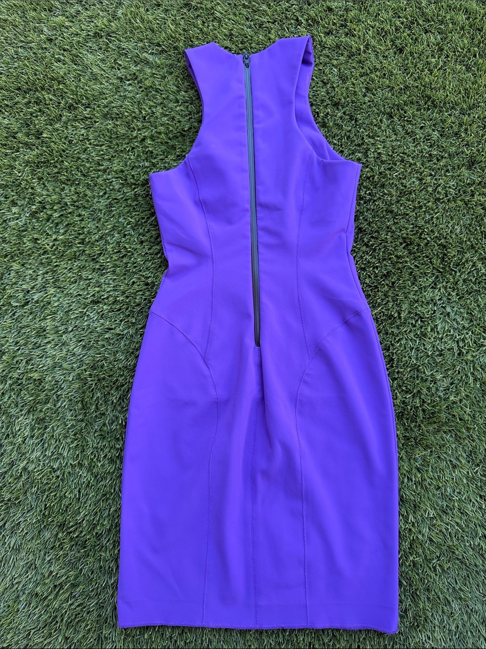 T by Alexander Wang Violet Sleeveless Sheath Midi Dress - Picture 8 of 13